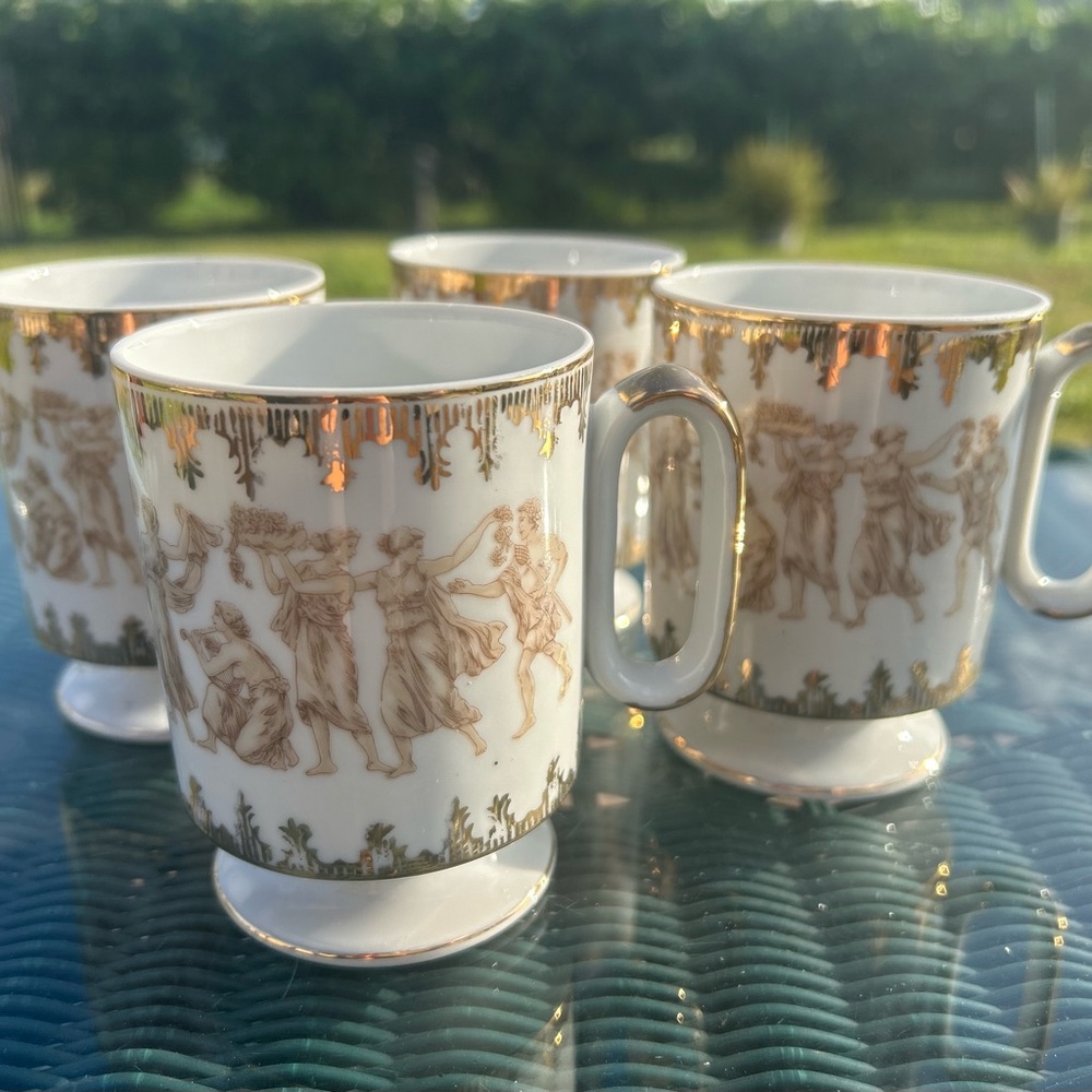 Royal Crown Arnart Set of 4 Smug Mugs #4974 - Picture 3 of 6
